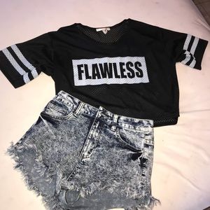 Graphic crop top